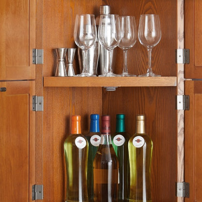 4-Tier 72 Corner Kitchen Pantry Storage Cabinet With 8 Doors Tall Storage Cabinet, Corner Cabinet And Adjustable Shelves, Home Farmhouse Bookshelf Cabinet For Bathroom, Living Room, Kitchen OAK