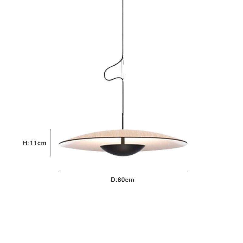 Nordic Simple Creative Restaurant UFO Chandelier Living Room Designer Sample Room Lamps