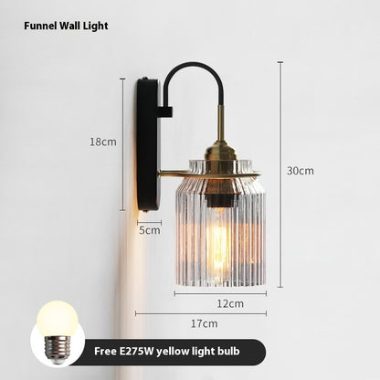 Corridor Living Room Background Wall Bedside Crystal Wall Lamp