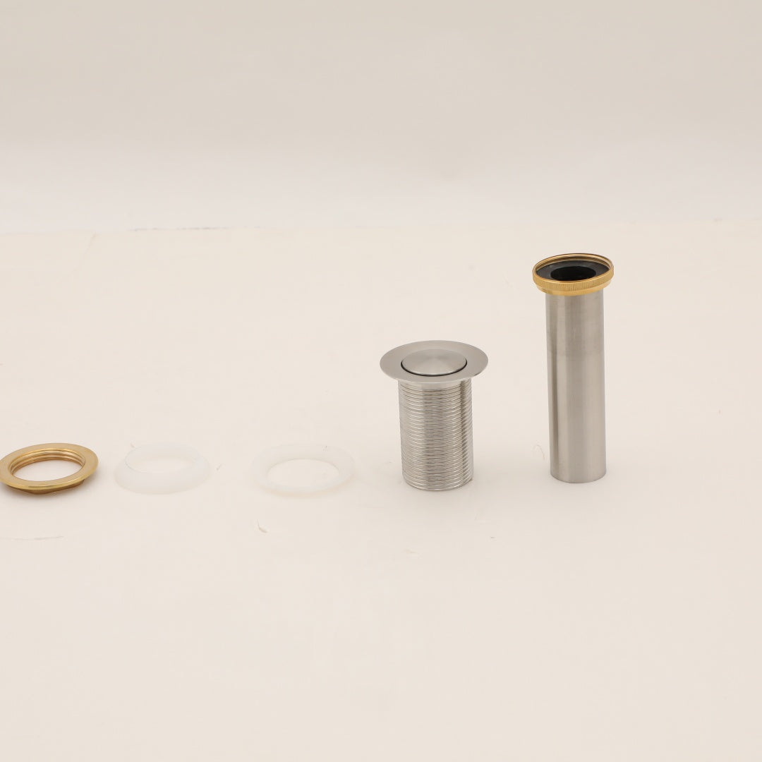 Brushed Nickel Stainless Steel Undermount Bathroom Sink With Pop-Up Drain, Easy To Clean, Durable, Noise-Reducing