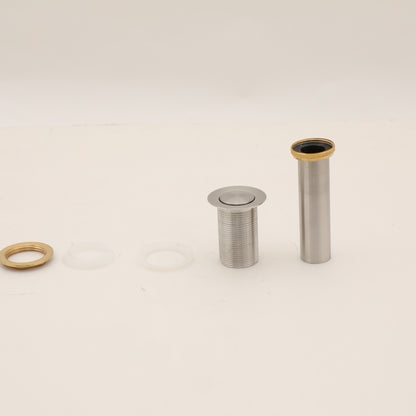 Brushed Nickel Stainless Steel Undermount Bathroom Sink With Pop-Up Drain, Easy To Clean, Durable, Noise-Reducing