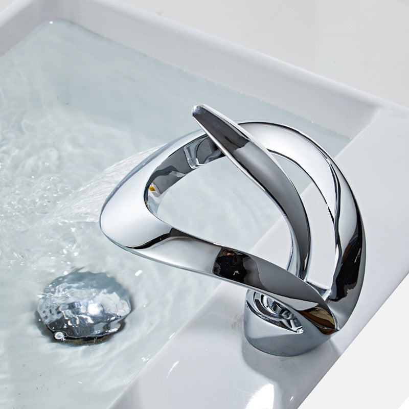 Gun Grey Creative Personality Waterfall Sink Faucet