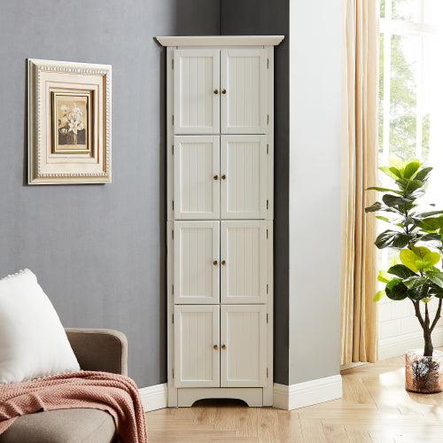 White Modern Storage Cabinet
