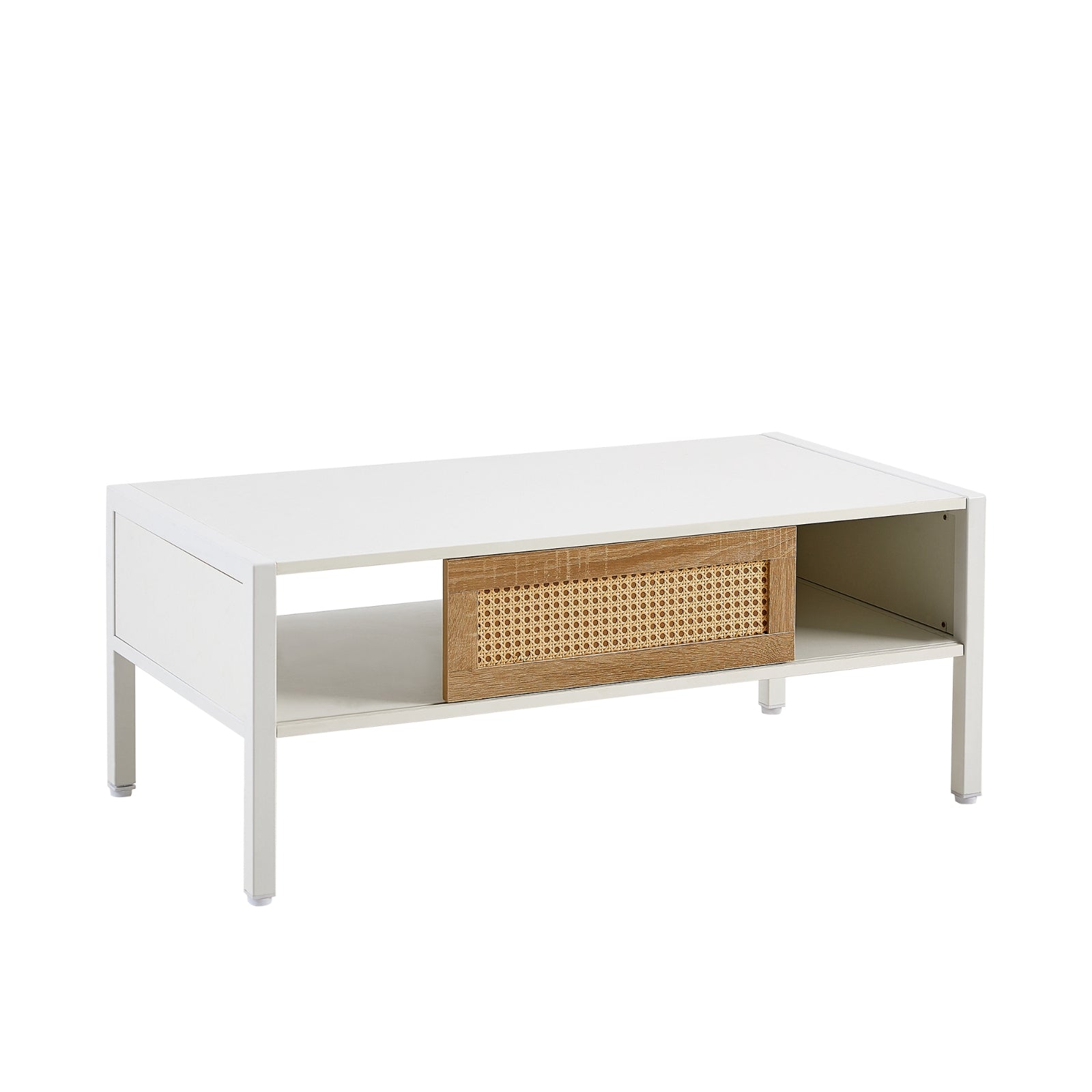 Rattan Sliding Coffee Table