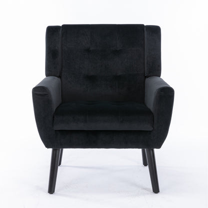 Modern Soft Velvet Ergonomic Accent Chair For Living Room, Bedroom - Home Chair