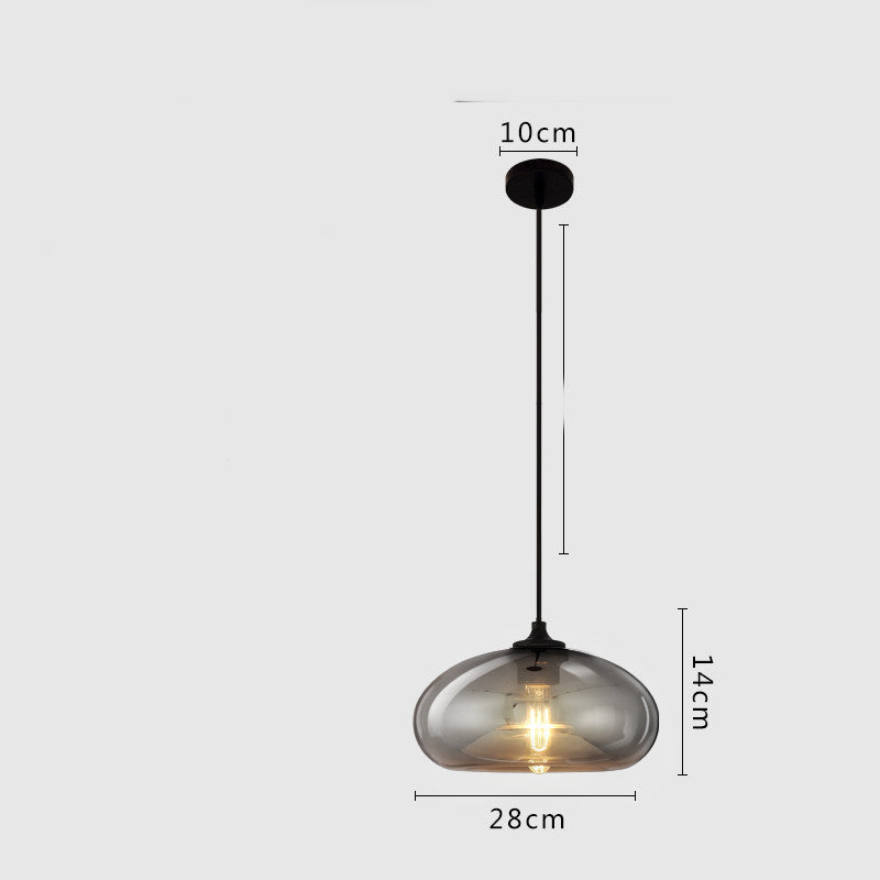 Dining Room Chandelier Art Lighting Glass Single Head Small Chandelier LED Lamps