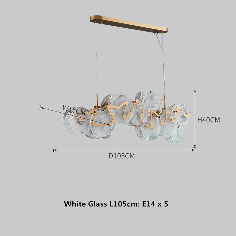 Glass Bar Chandelier