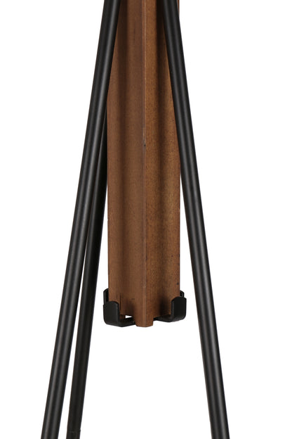 Reclaimed Wood   Metal Coat Rack With Hooks For Bedroom, Living Room