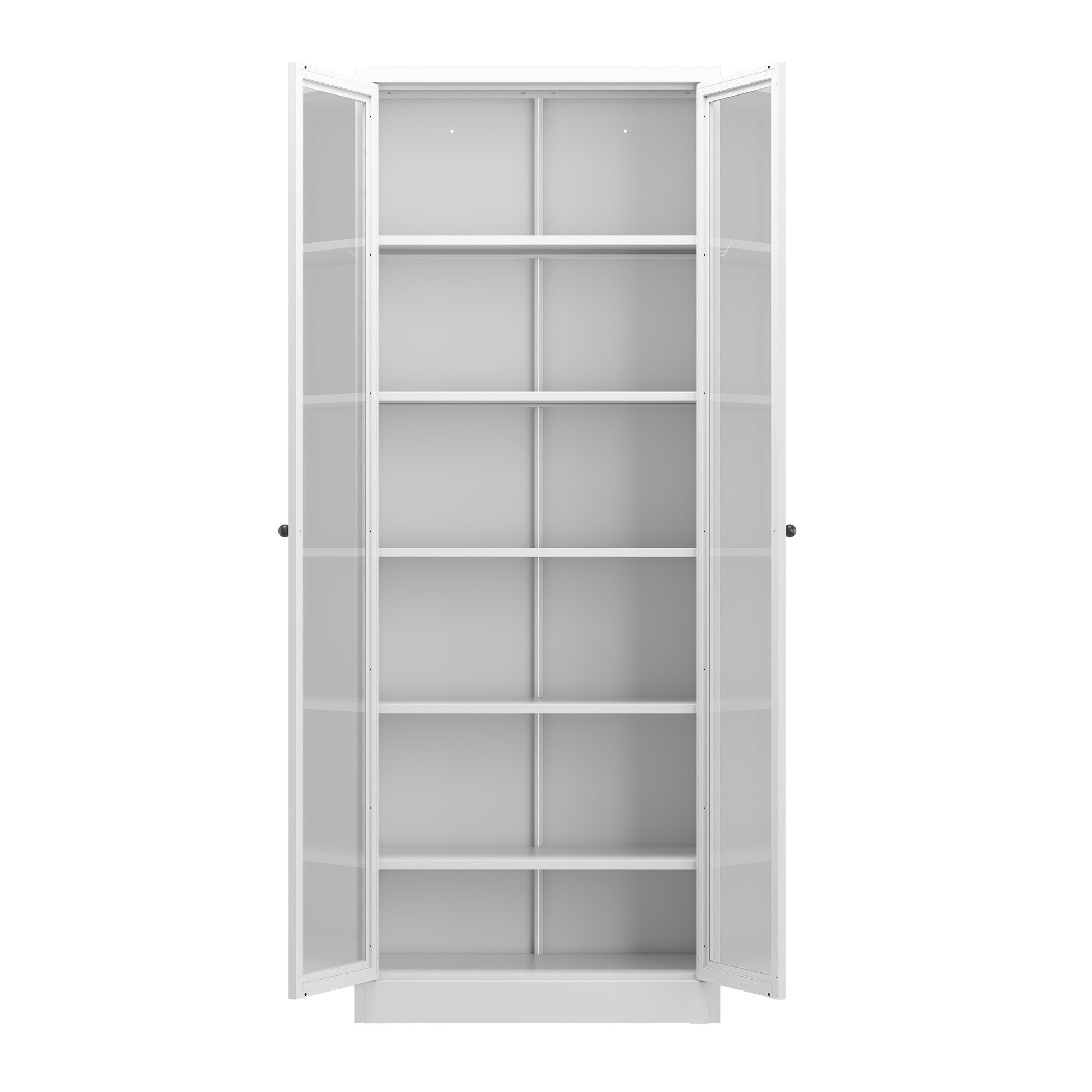 White Tall Storage Cabinet