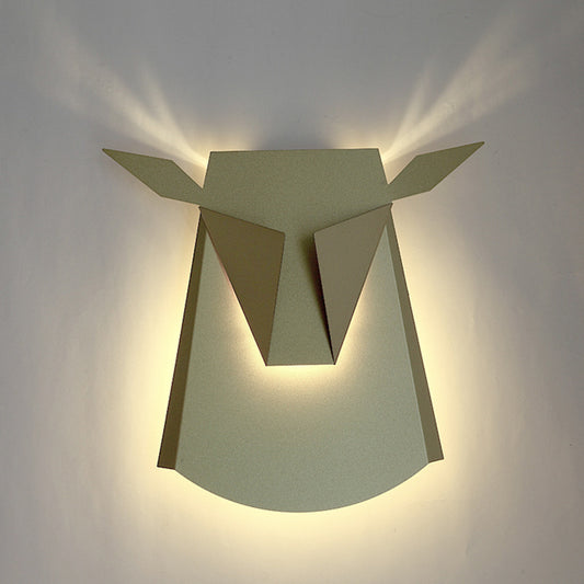 Bedroom Bedside Antlers Wall Lamp