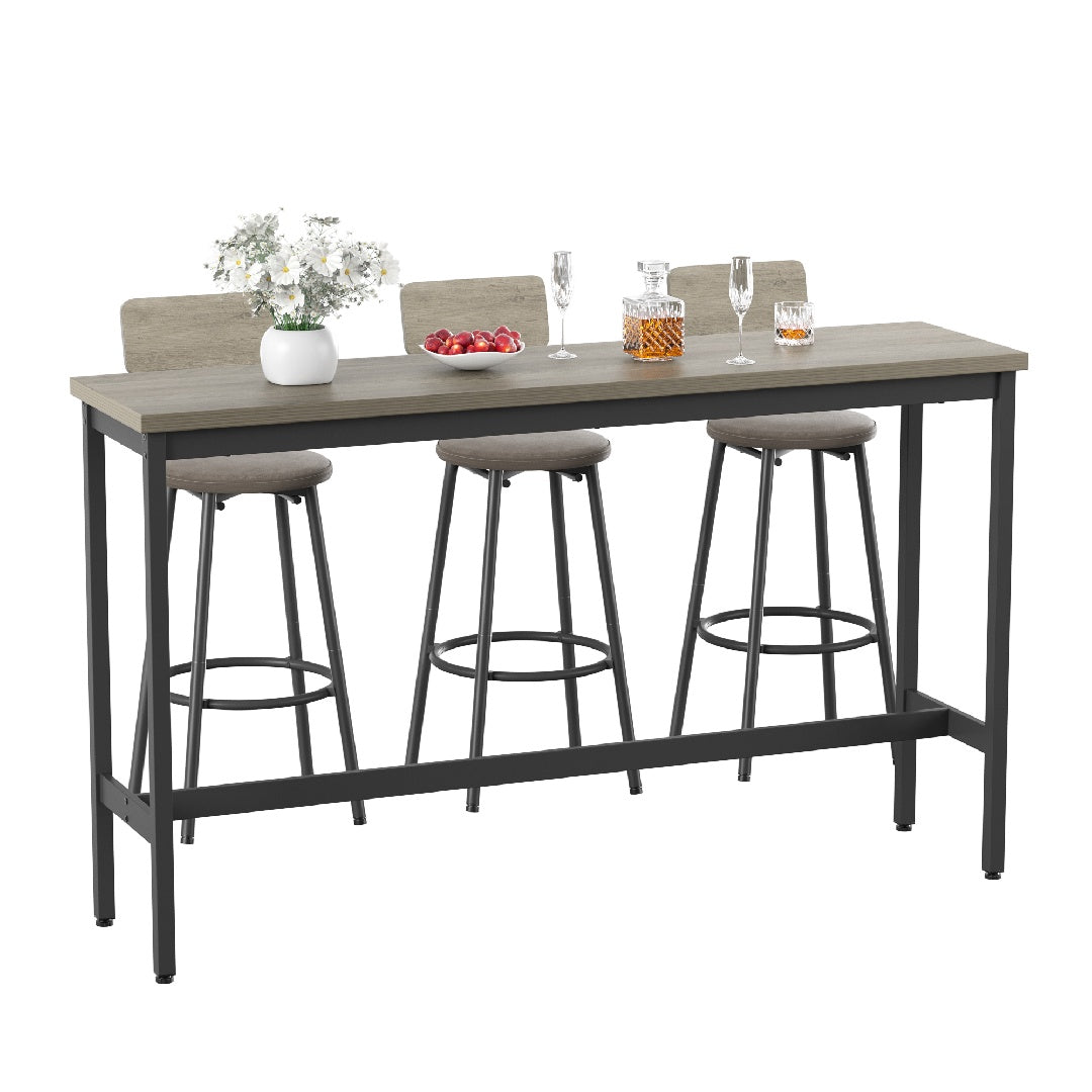 Grey Industrial Dining Set