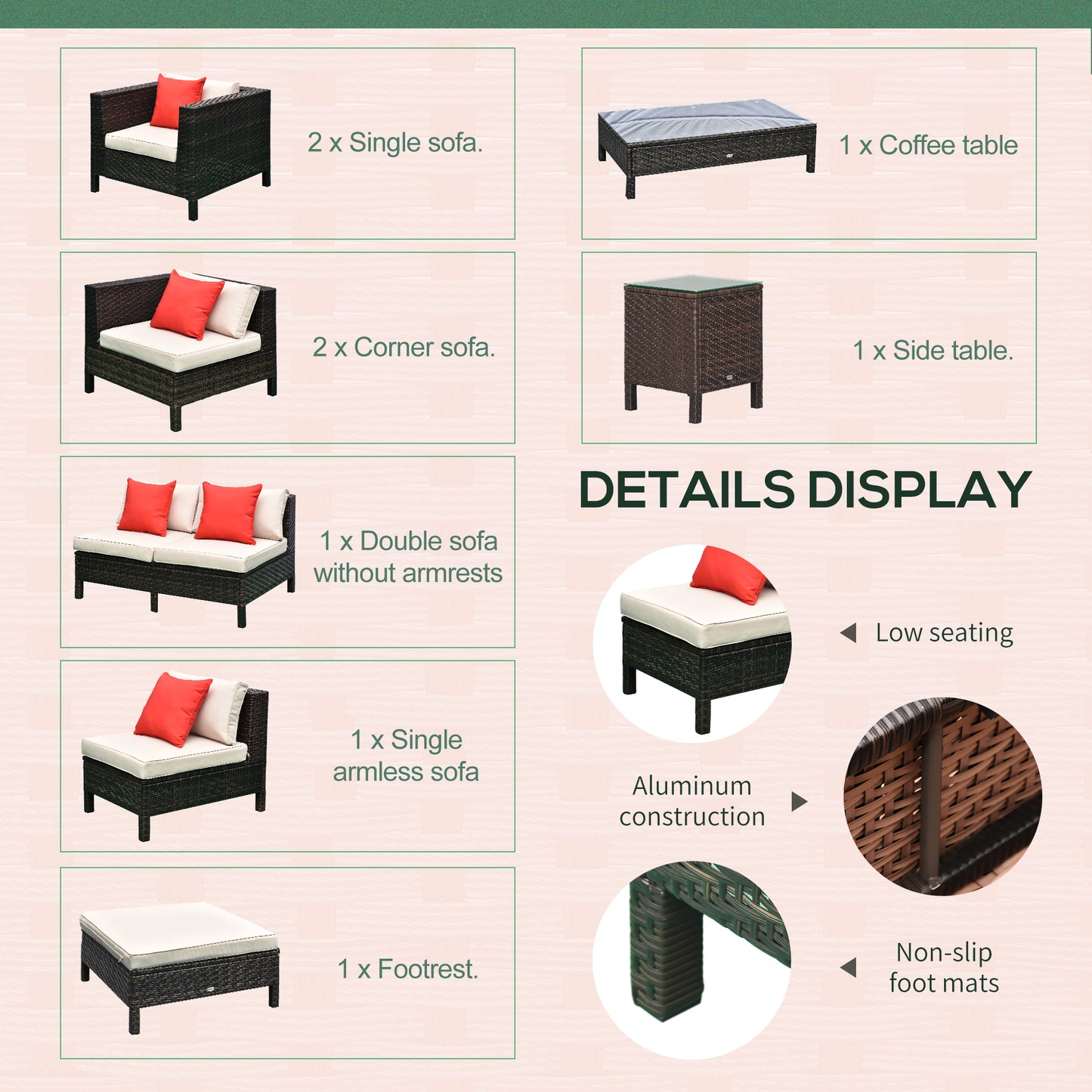 Patio Furniture Set