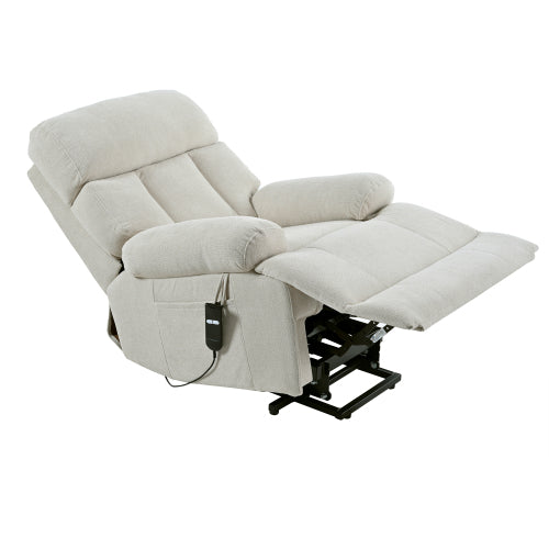 Light Gray Power Recliner