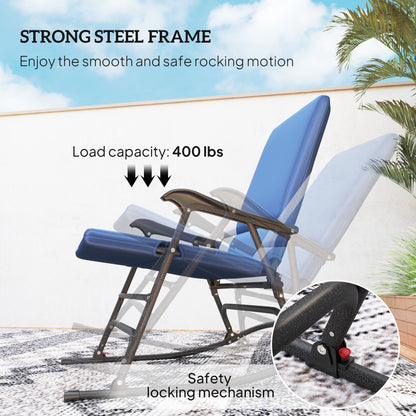 Outdoor Rocking Chairs Set of 2