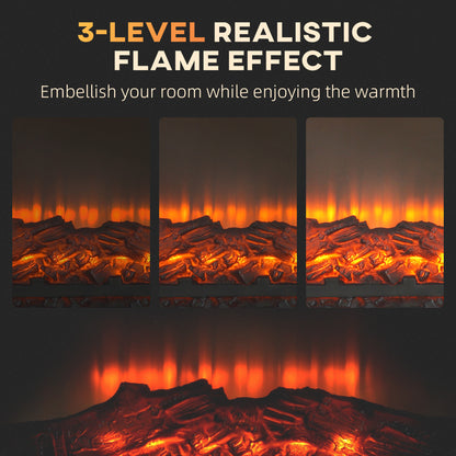 32" Electric Fireplace with Mantel