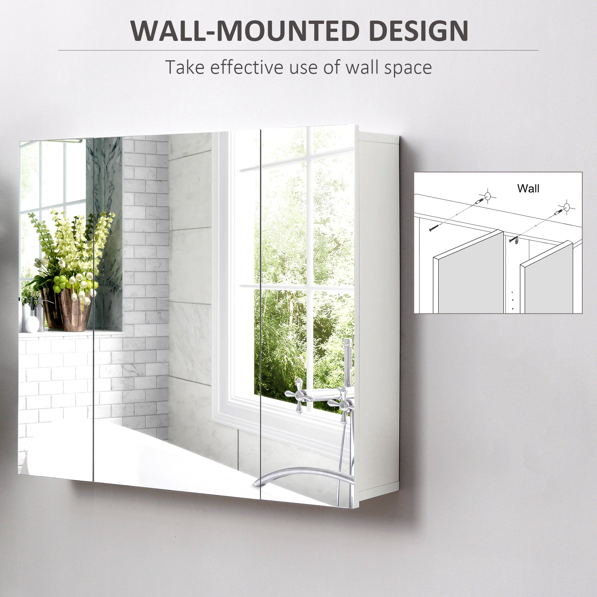LED Wall Medicine Cabinet