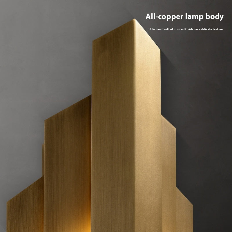 Vintage Ornament Copper Wall Lamp