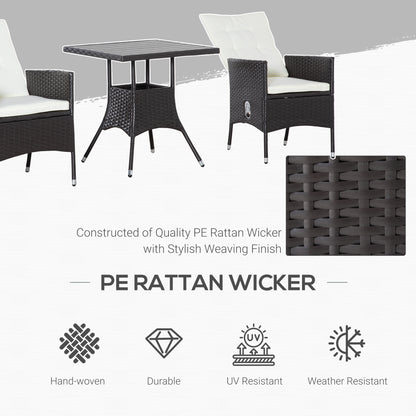 3 Piece Patio Bistro Set