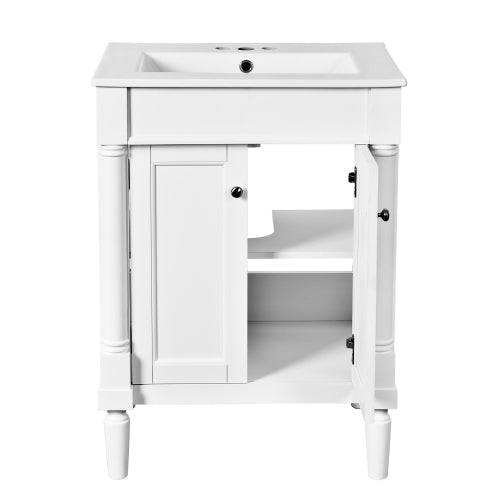 Dual Tier Bathroom Vanity