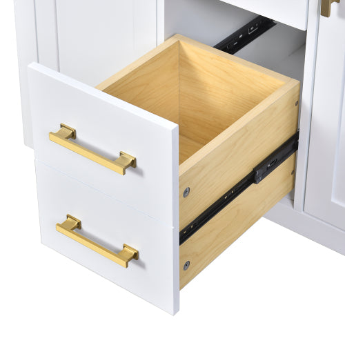 White Ceramic Vanity Sink
