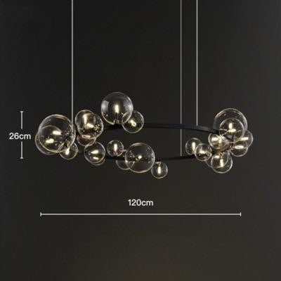 Glass Ball Chandelier