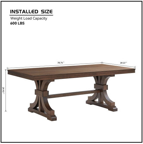 Rubber Wood Dining Table