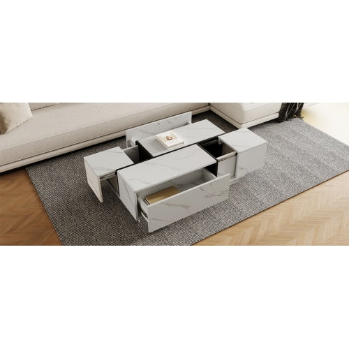 White Walnut Coffee Table