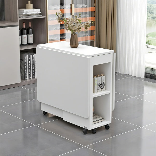 White Drop Leaf Table Set