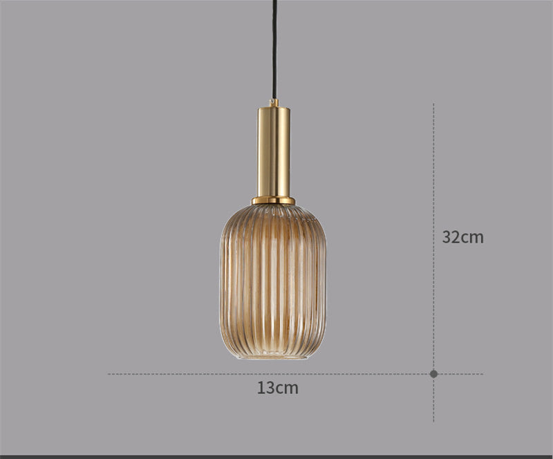 Retro Glass Bar Chandelier