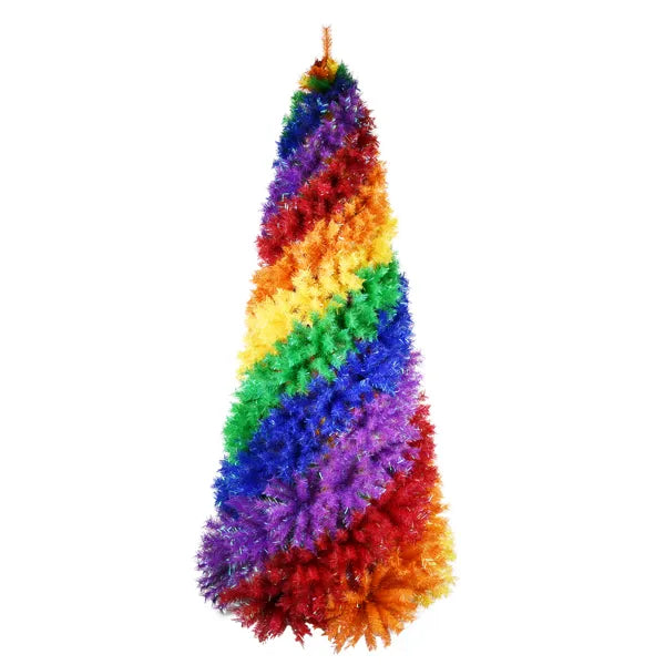 Spiral Rainbow Christmas Tree
