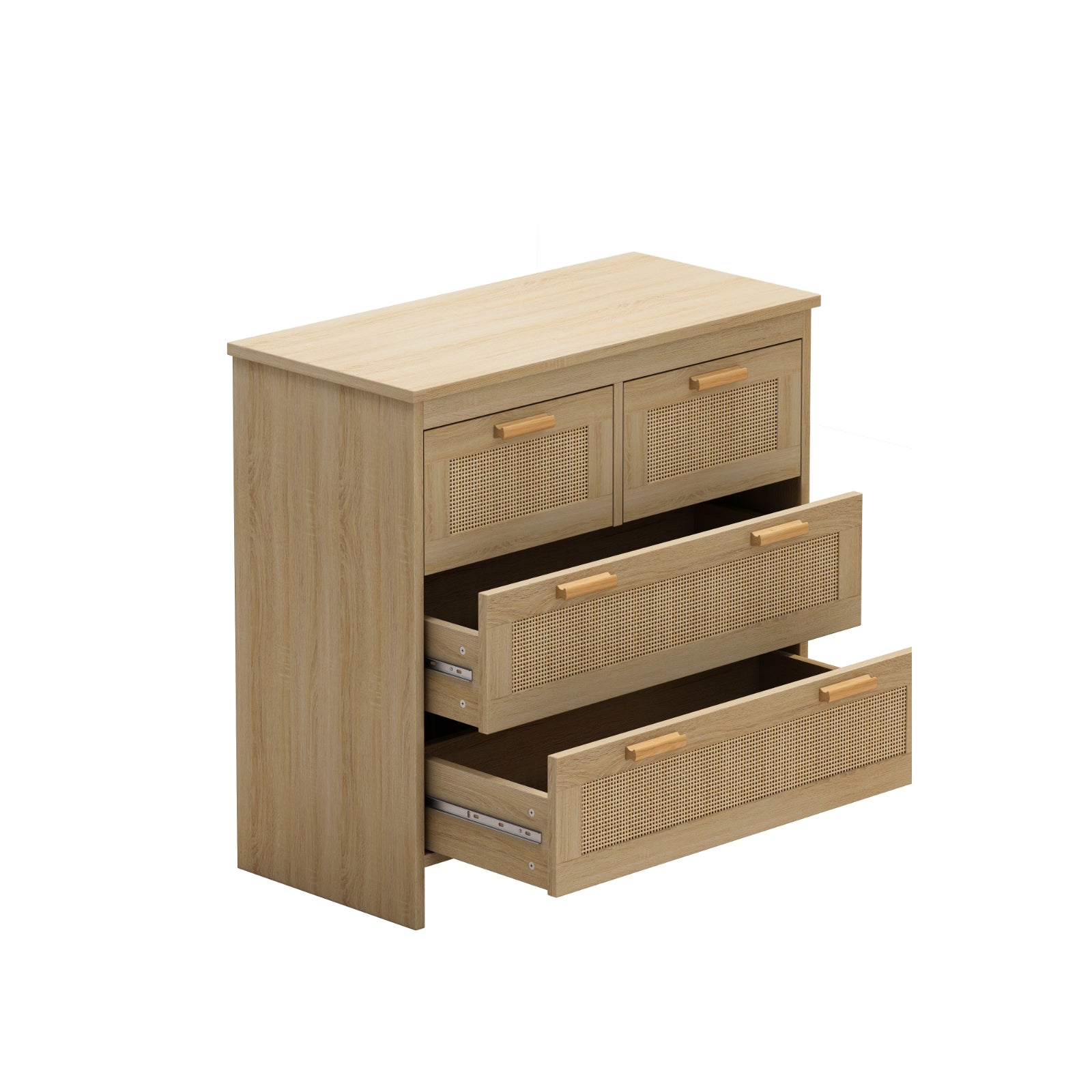 Natural Rattan Cabinet Drawers