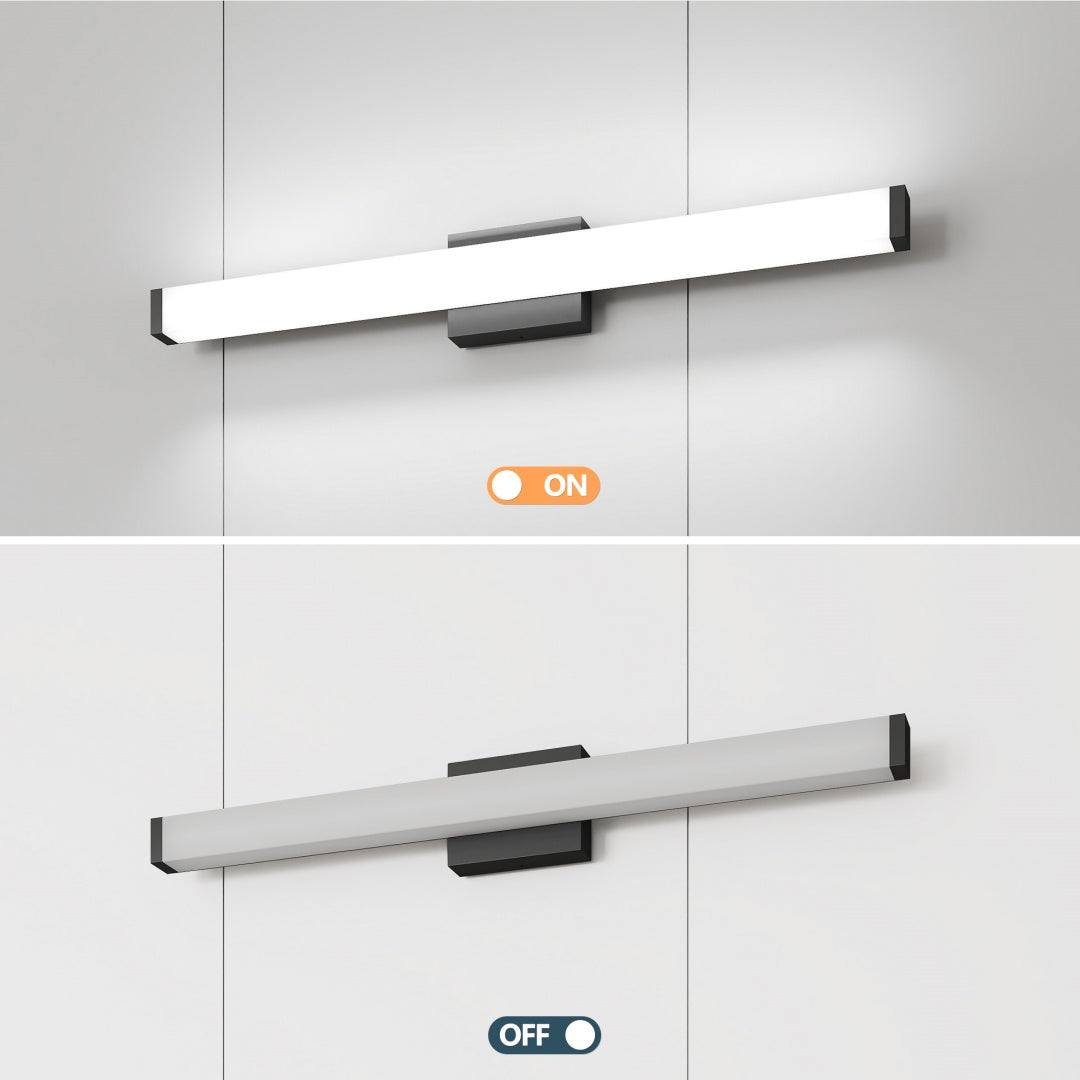 Black Modern Vanity Light