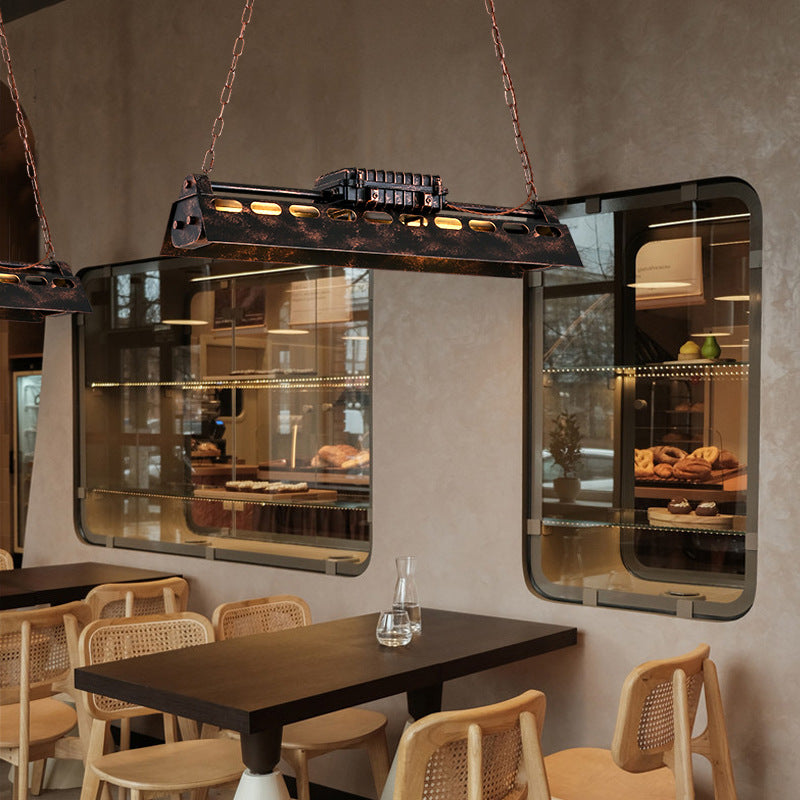 Retro Industrial Style Loft Nostalgic Restaurant Office Iron Droplight