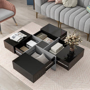 Black Storage Coffee Table