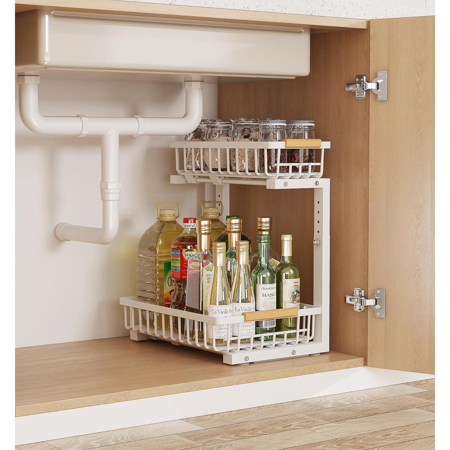 Metal Two-Tier Storage Rack