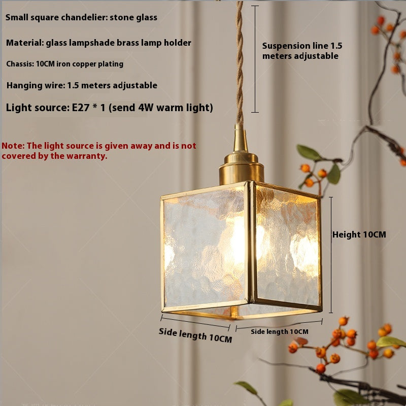 Glass Square Chandelier
