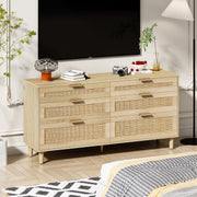 Natural Rattan Dresser