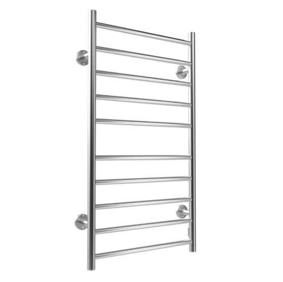 Silver Heated Towel Rack