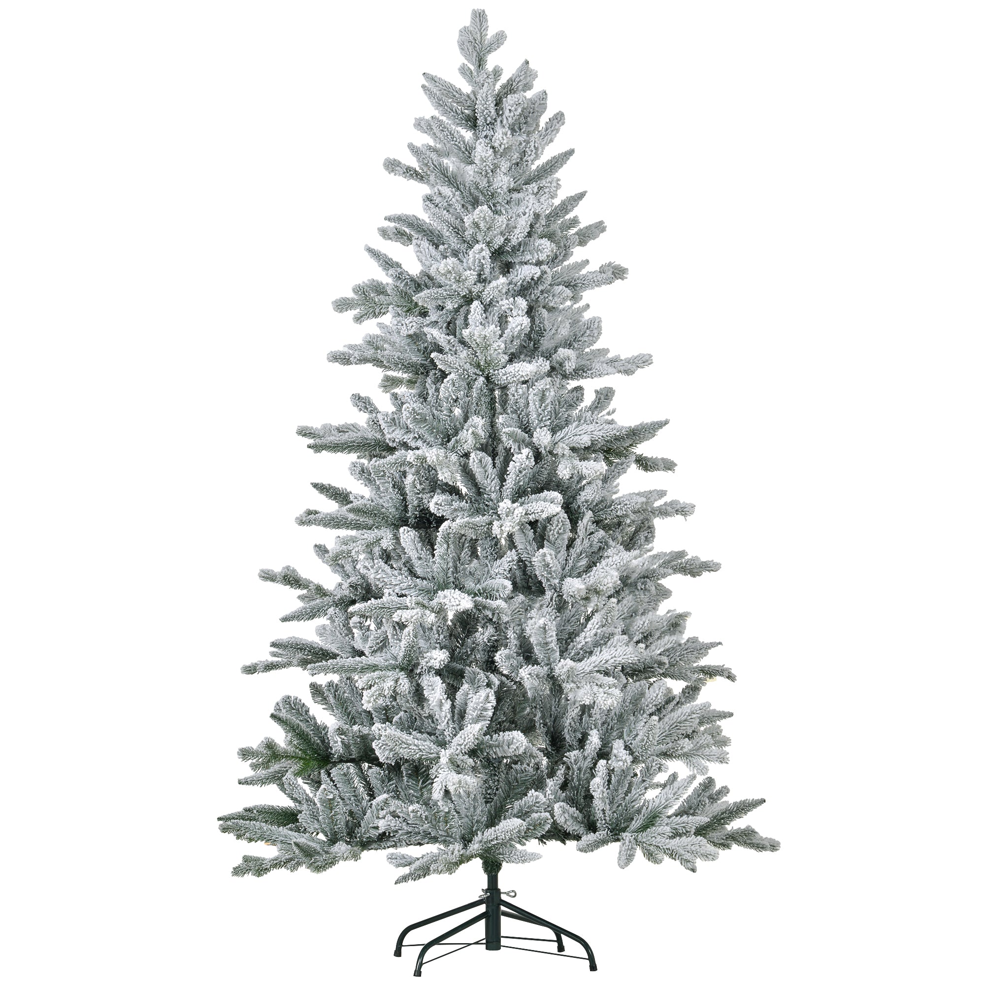 Green Flocked Christmas Tree