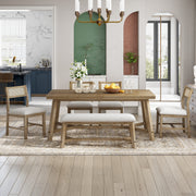 Natural Wood Dining Set
