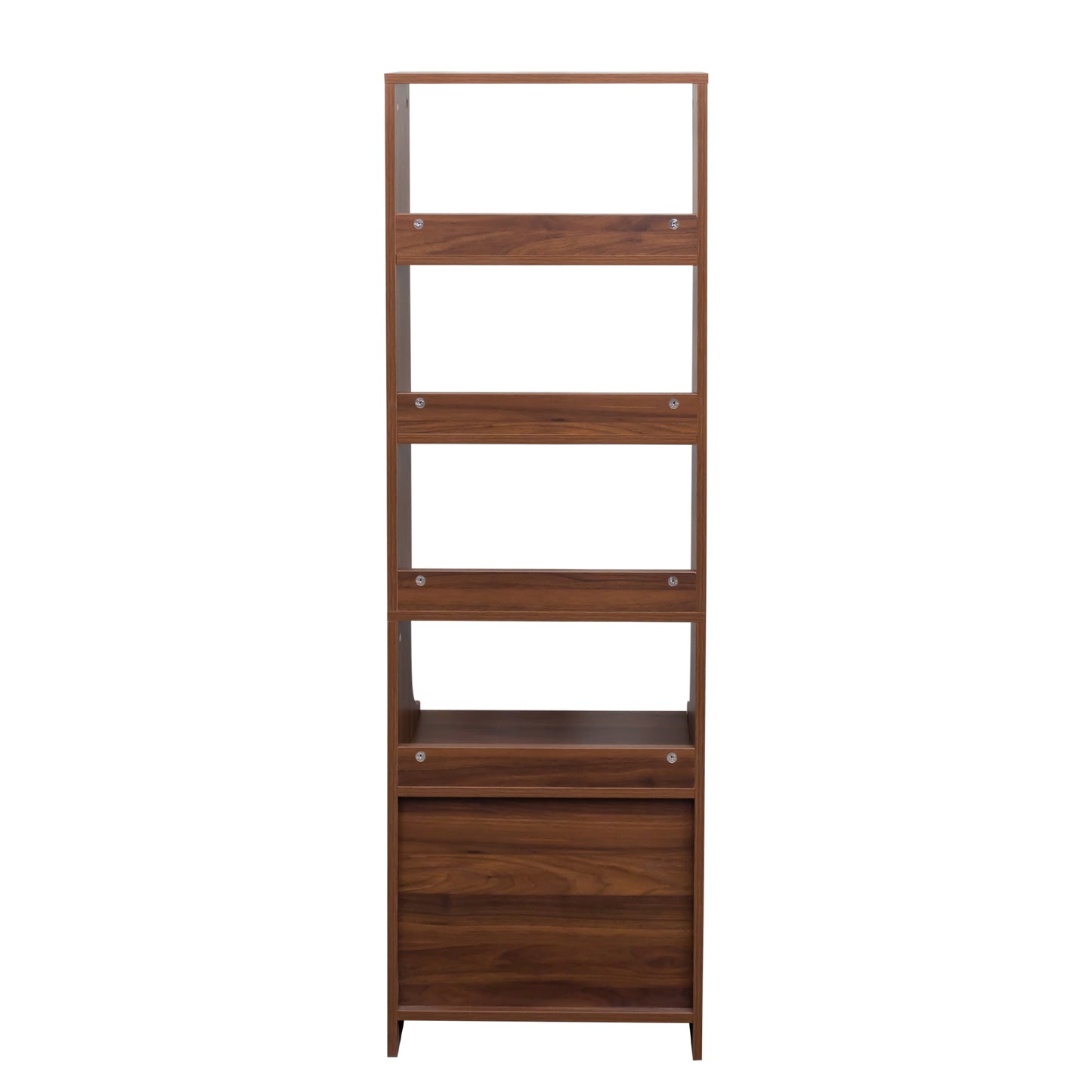 Night Stand With Bookshelf, Night Stand With 2 Storage Drawers For Bedroom
