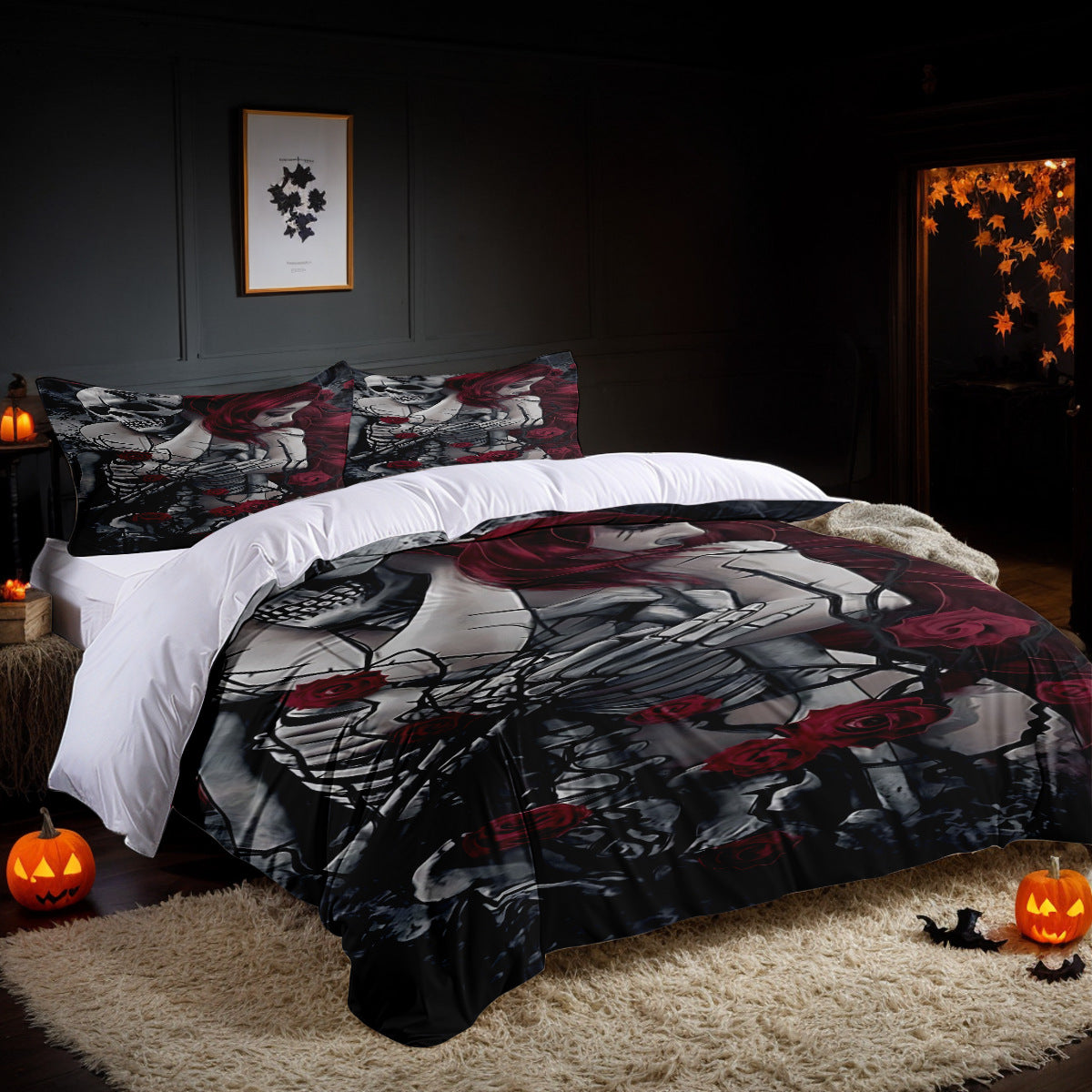 Halloween Bedding Bedroom Decorations Soft Duvet Covers
