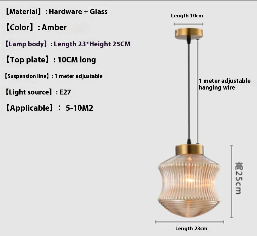 Modern Minimalist Nordic Glass Chandelier