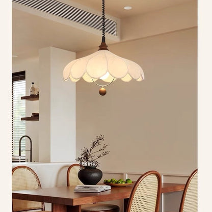 French Retro Cream Style Dining Roomliving Room Chandelier Retractable
