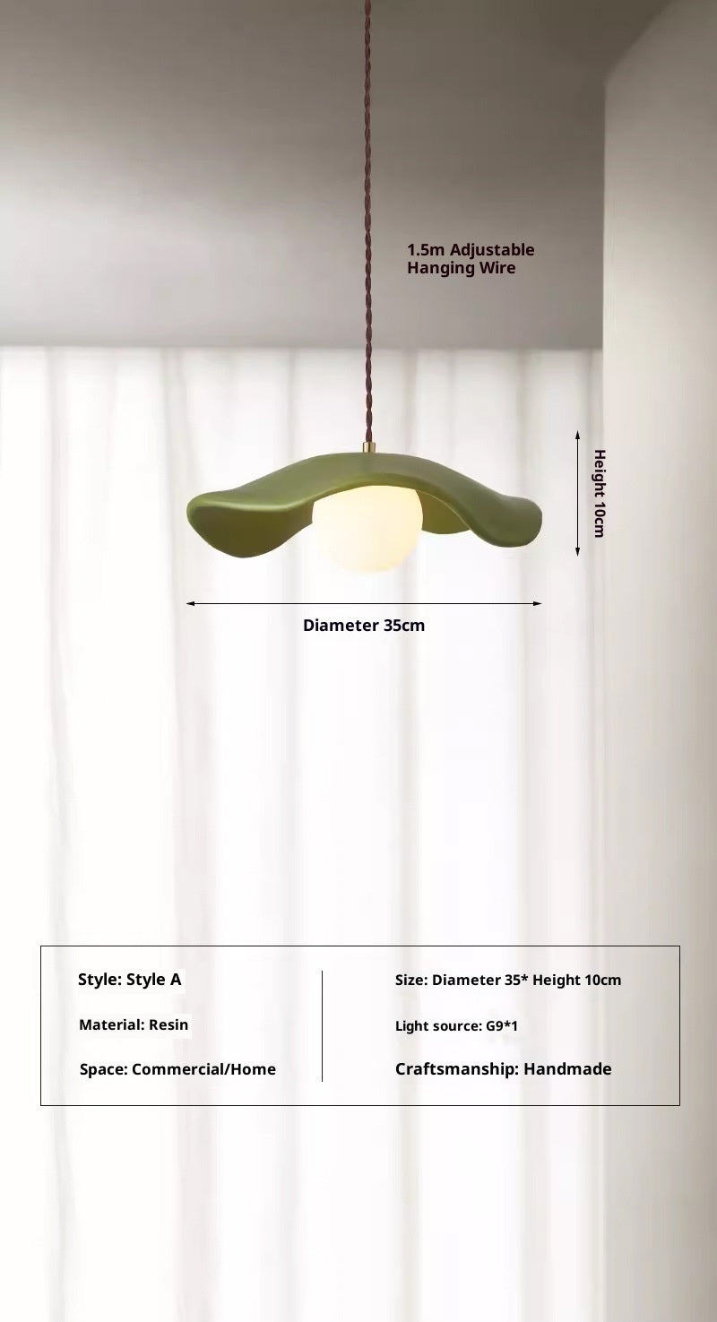 Bedroom Bedside Lotus Leaf Chandelier