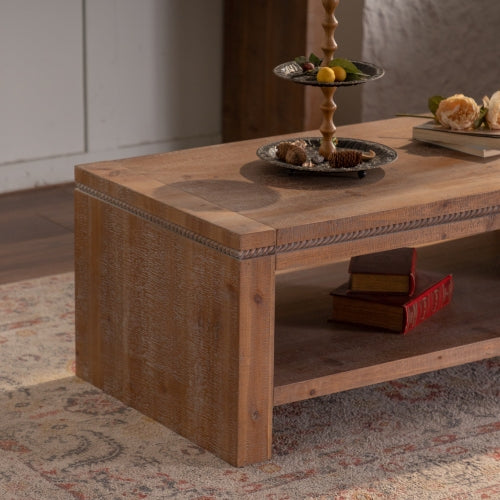 Wood Rustic Coffee Table
