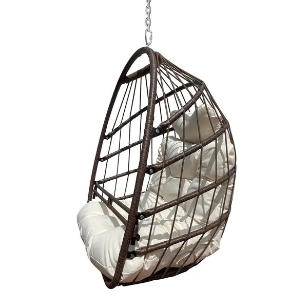 Foldable UV, Resistant Hammock Chair With Stand, 350lbs Capacity
