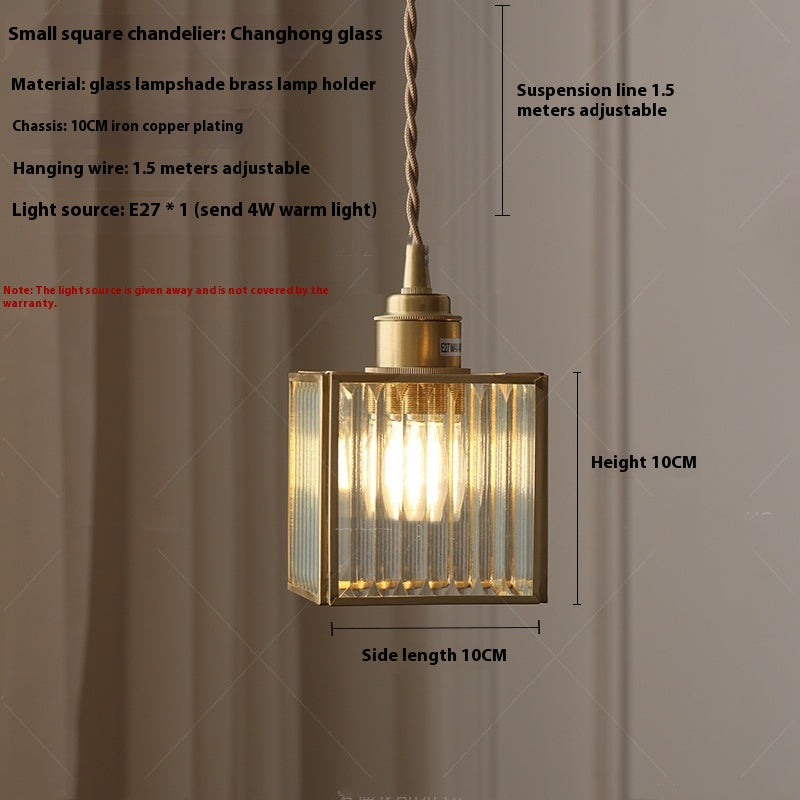 Glass Square Chandelier