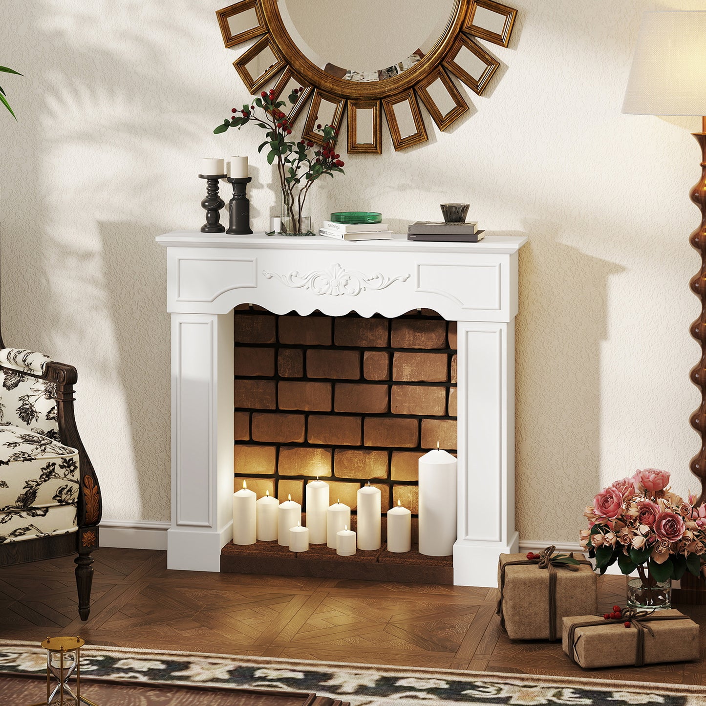 Baroque Fireplace Mantel