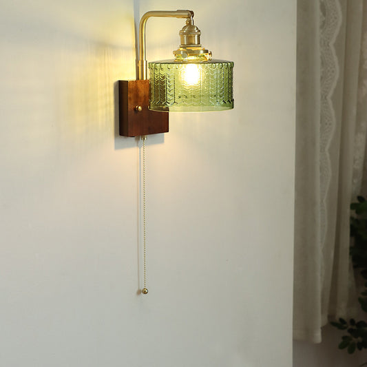 American Retro Wall Lamp Living Room Wall Light Bulb